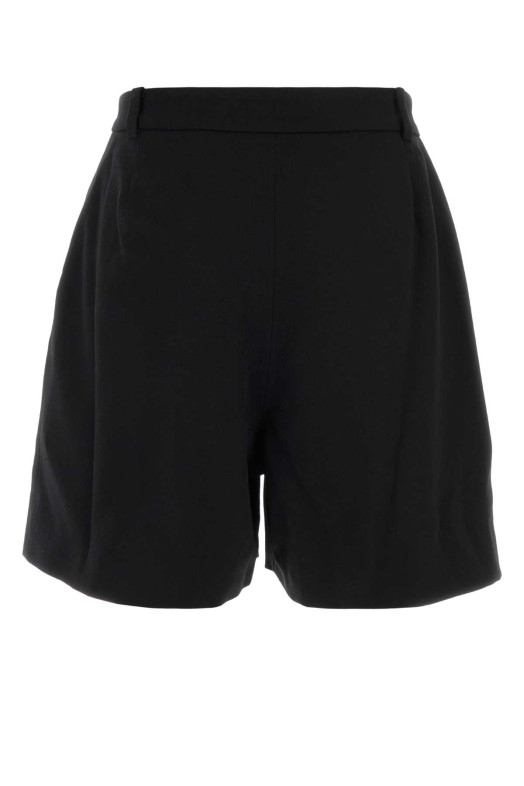 Black stretch crepe bermuda shorts ALESSANDRA RICH (FABX4508F2335)
