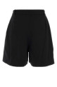 Black stretch crepe bermuda shorts ALESSANDRA RICH (FABX4508F2335)
