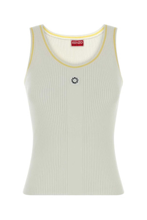 White viscose blend tank top KENZO (FG52TO6303LM)