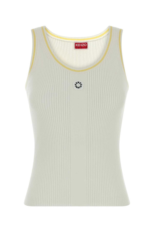 White viscose blend tank top KENZO (FG52TO6303LM)