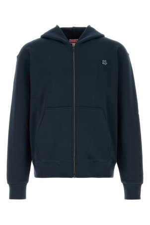 Navy blue cotton sweatshirt KENZO (FG55HO2034MJ)