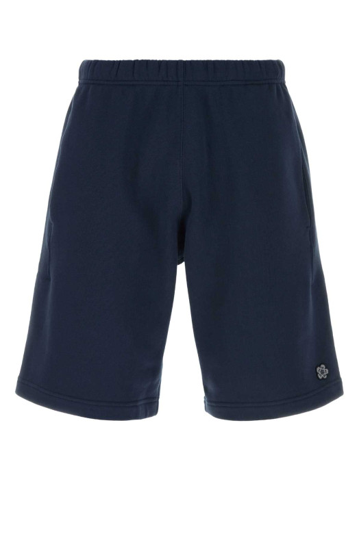 Navy blue cotton bermuda shorts KENZO (FG55SH2014MJ)
