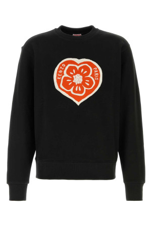 Black cotton sweatshirt KENZO (FG55SW2044MJ)