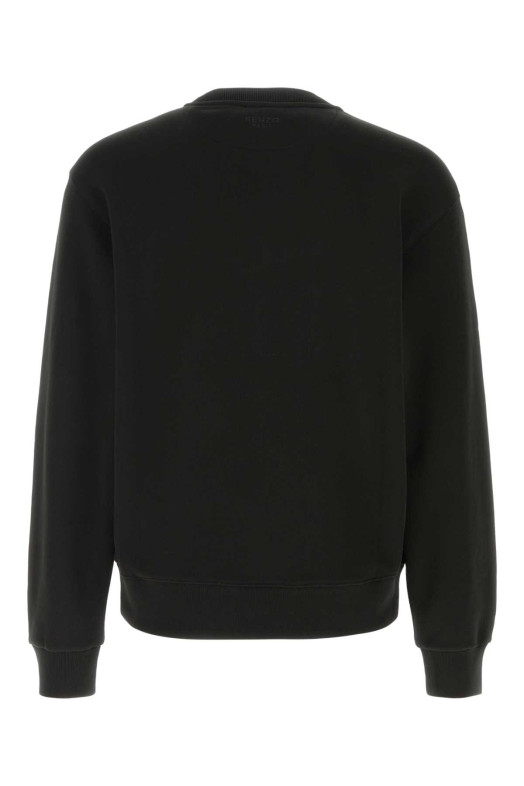 Черная хлопковая толстовка KENZO (FG55SW2054MJ)