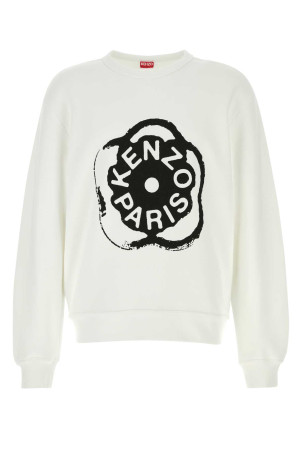 White cotton sweatshirt KENZO (FG55SW5094MJ)