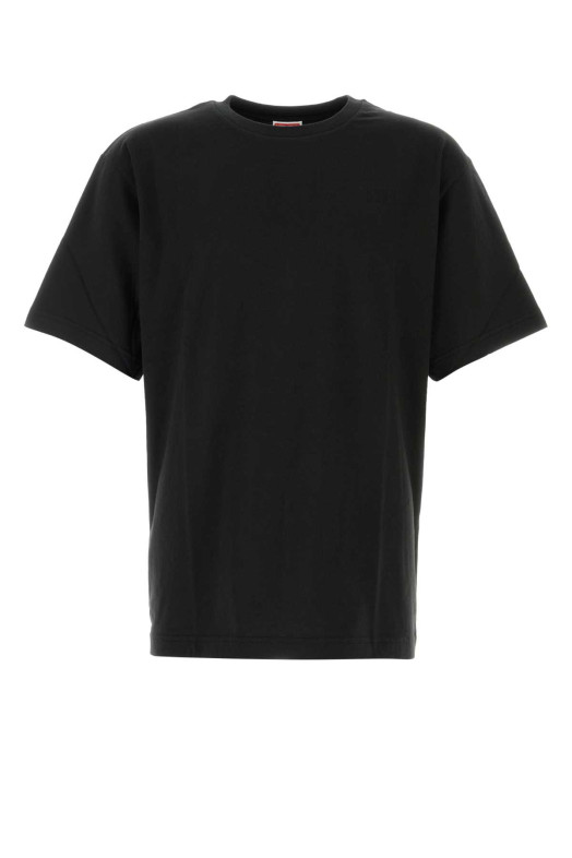 Черная хлопковая футболка оверсайз KENZO (FG55TS4024SG)