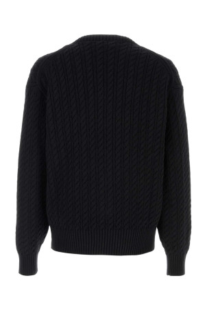Black cotton blend cardigan KENZO (FG65CA8113LK)