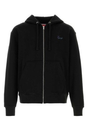 Black cotton sweatshirt KENZO (FG65HO2644MJ)