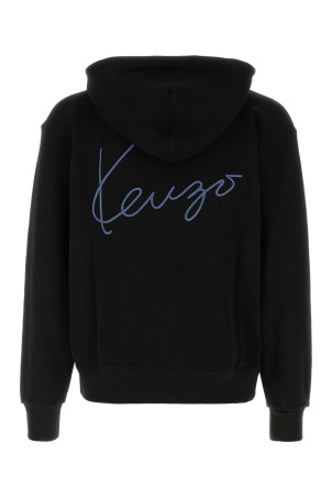 Black cotton sweatshirt KENZO (FG65HO2644MJ)