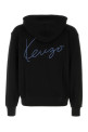 Черная хлопковая толстовка KENZO (FG65HO2644MJ)