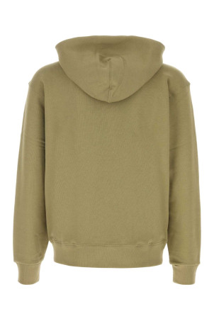Хлопковая толстовка оливково-зеленого цвета KENZO (FG65HO2654MJ)