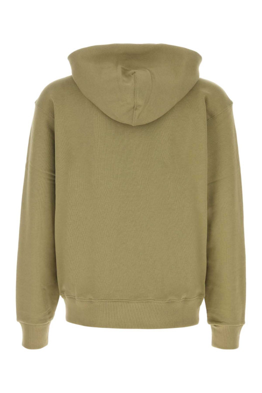 Хлопковая толстовка оливково-зеленого цвета KENZO (FG65HO2654MJ)