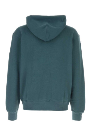 Petrol blue cotton sweatshirt KENZO (FG65HO2664MJ)