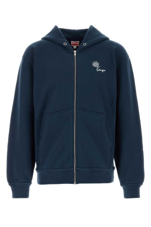 Blue cotton sweatshirt KENZO (FG65HO2714MJ)
