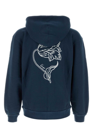 Blue cotton sweatshirt KENZO (FG65HO2714MJ)
