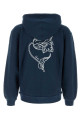 Синяя хлопковая толстовка KENZO (FG65HO2714MJ)