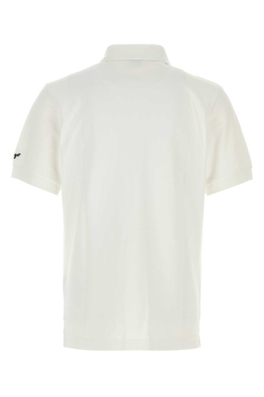 White piquet polo shirt KENZO (FG65PO1594PU)