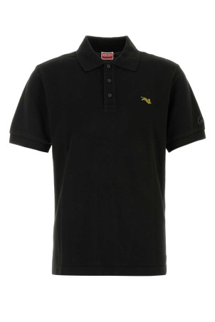 Black piquet polo shirt KENZO (FG65PO1594PU)
