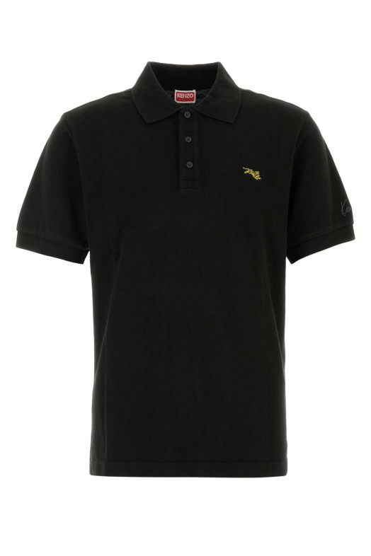 Black piquet polo shirt KENZO (FG65PO1594PU)