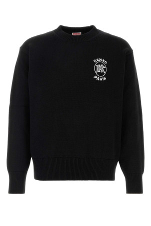 Black cotton sweater KENZO (FG65PU8043EB)