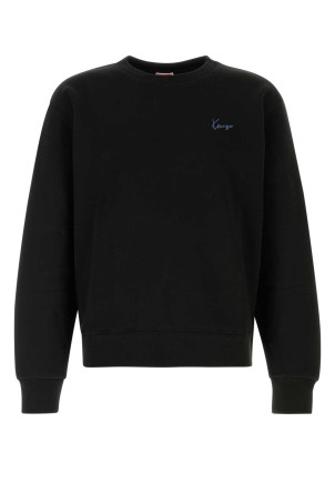Black cotton sweatshirt KENZO (FG65SW2694MJ)