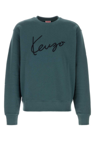 Air force blue cotton sweatshirt KENZO (FG65SW2704MJ)