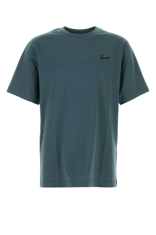 Air force blue cotton t-shirt KENZO (FG65TS2854SG)