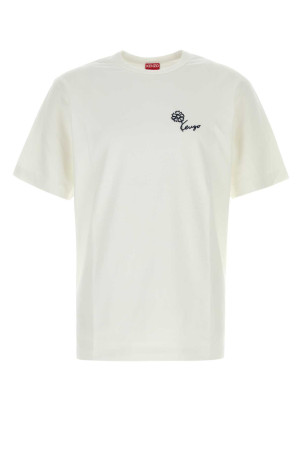 White cotton t-shirt KENZO (FG65TS2924SG)