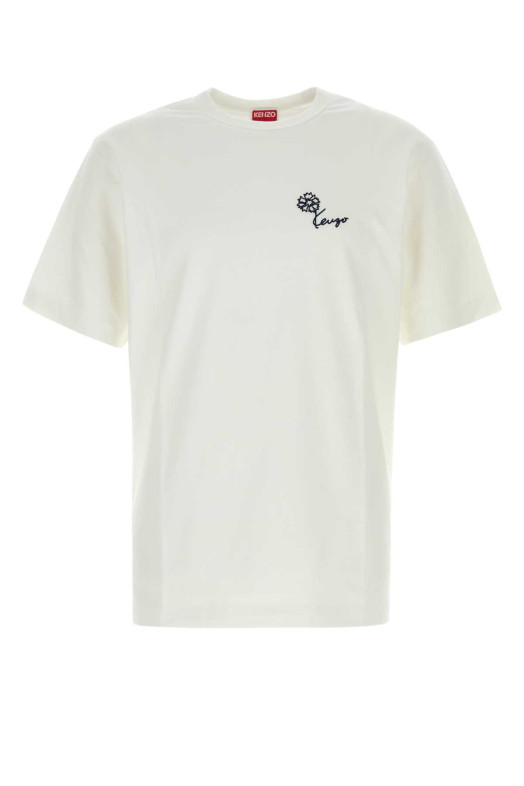 White cotton t-shirt KENZO (FG65TS2924SG)