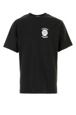 Черная хлопковая футболка KENZO (FG65TS2954SG)