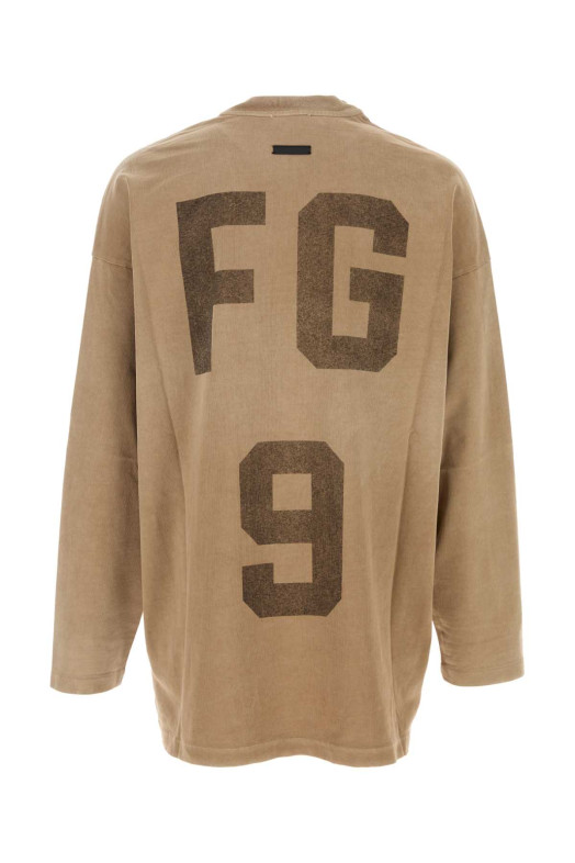Хлопковая футболка оверсайз из серии Biscuit от FEAR OF GOD (FG9M109950HWJ)
