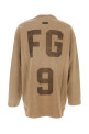 Хлопковая футболка оверсайз из серии Biscuit от FEAR OF GOD (FG9M109950HWJ)