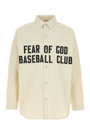 Sand poplin oversize shirt Brown FEAR OF GOD (FG9M60611BCG)