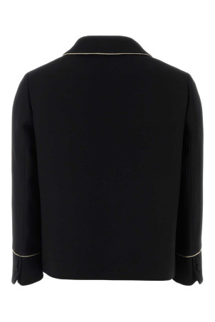 Black wool blend blazer FENDI (FJ7665AC4G)