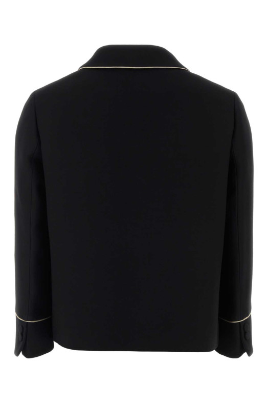 Black wool blend blazer FENDI (FJ7665AC4G)