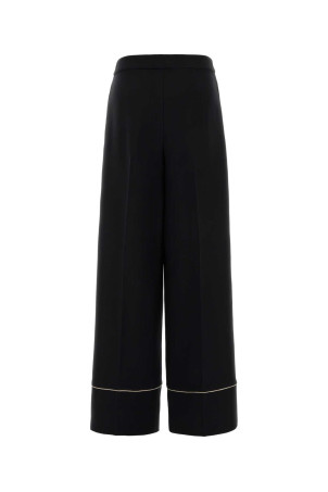 Black wool blend pyjamas pant FENDI (FR6678AC4G)