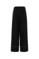 Black wool blend pyjamas pant FENDI (FR6678AC4G)