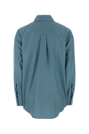 Air Force blue silk shirt FENDI (FS8333AVJR)