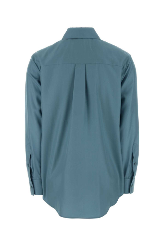 Air Force blue silk shirt FENDI (FS8333AVJR)