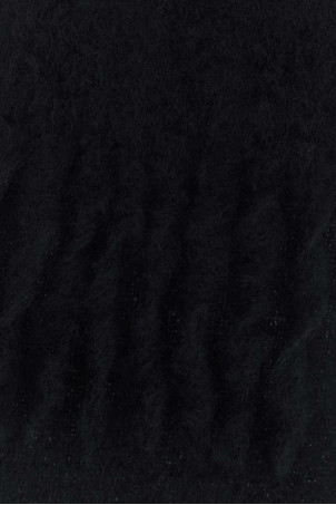 Black mohair blend scarf Black LOEWE (FSA6SS1W04)