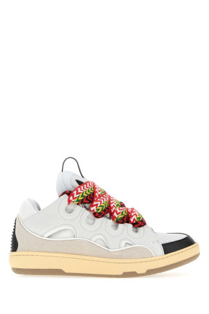 Multicolor leather and fabric Curb sneakers LANVIN (FUSKDK12DRA3P26)