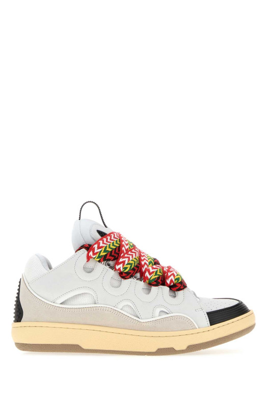 Multicolor leather and fabric Curb sneakers LANVIN (FUSKDK12DRA3P26)
