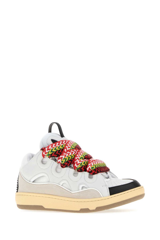 Multicolor leather and fabric Curb sneakers LANVIN (FUSKDK12DRA3P26)