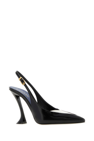 Two-tone leather pumps Black LANVIN (FWPUMP17SZNAA26)