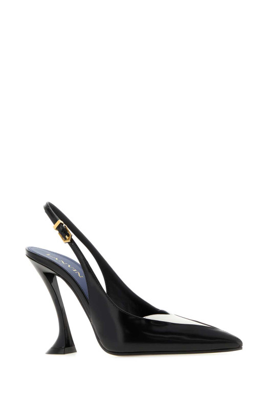 Two-tone leather pumps Black LANVIN (FWPUMP17SZNAA26)