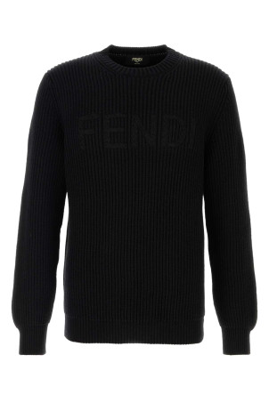 Black wool sweater Black FENDI (FZX091AW0C)