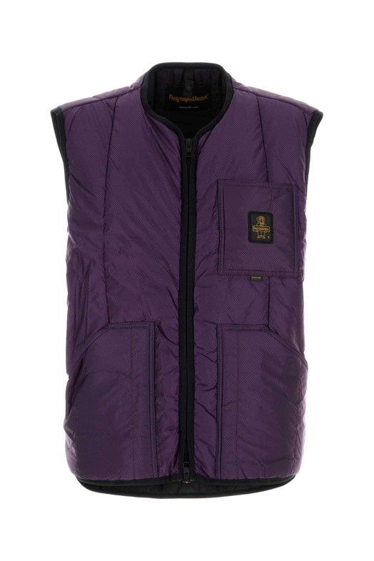 Purple nylon Twingo sleeveless jacket REFRIGIWEAR (G33300)