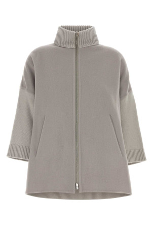 Grey flannel and wool cardigan HERNO (GC00078DR33415)