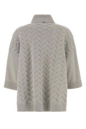 Grey flannel and wool cardigan HERNO (GC00078DR33415)