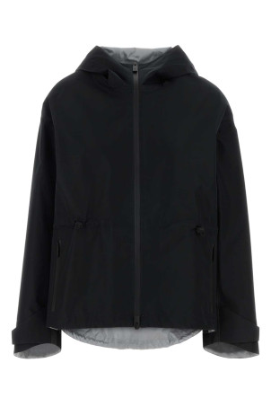 Black polyester windbreaker HERNO LAMINAR (GI00147DL11127)